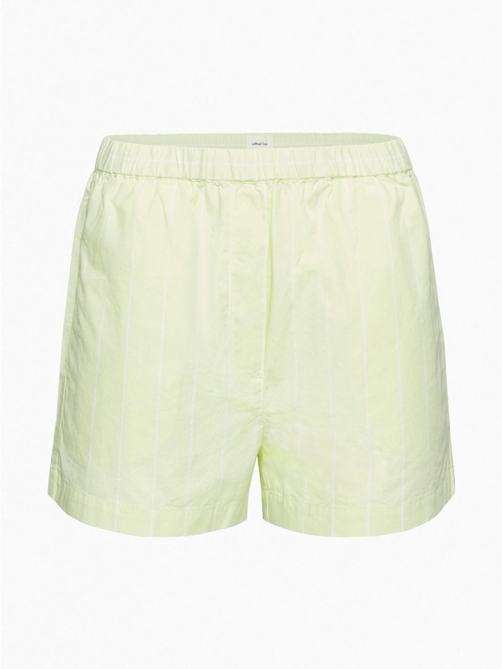 Aritzia Wilfred Free size XS breeze 3’ Pale Lime Elastic-Waist Women's Shorts